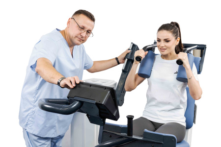 Тренажер с БОС для пояснично-грудного сгибания-разгибания Ormed Strong Back Т010