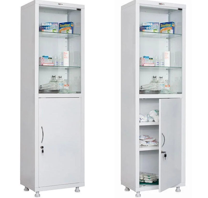 Шкаф медицинский Hilfe МД 1 1657/ SG, SS