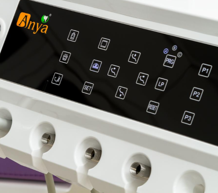 Стоматологическая установка Anya AY-A 4800 II с 8-диодным светильником нижняя подача